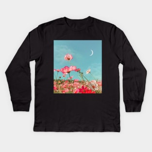 Flowers Kids Long Sleeve T-Shirt